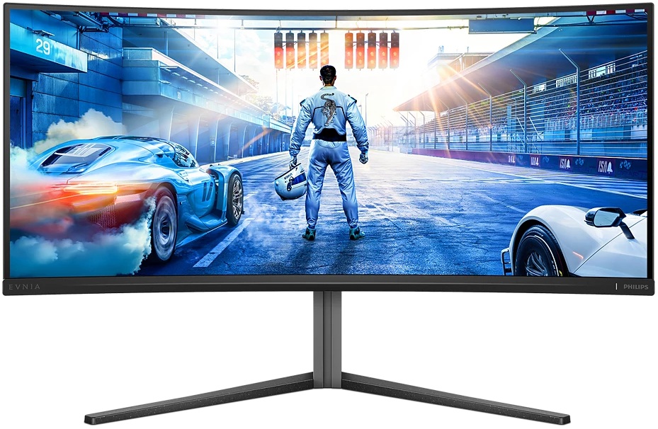 Monitor 34 Evnia 34M2C6500/00 Wide Quad HD QD - OLED (Cinzento) - PHILIPS