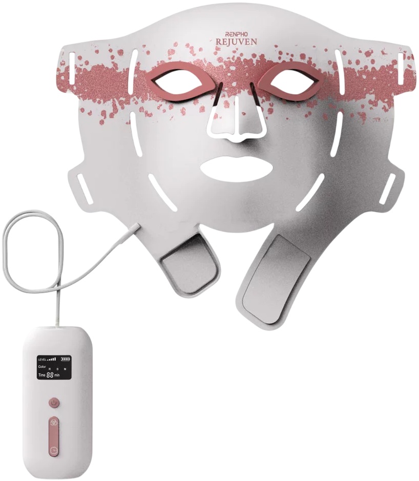 Máscara Facial Artemis Blush (Branco/Rosa) - RENPHO