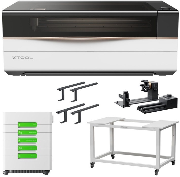 Máquina de Gravação a Laser P3 80W All - in - One Kit - XTOOL