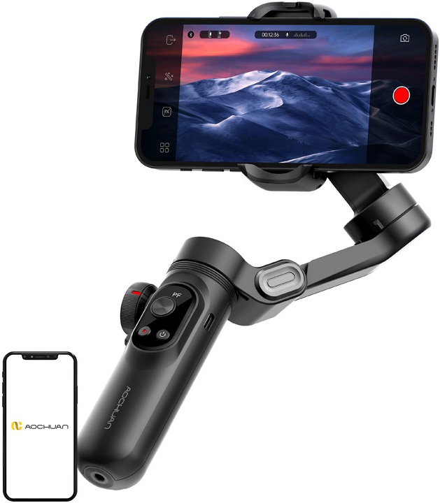 Estabilizador Gimbal X Pro Standard (Preto) - AOCHUAN
