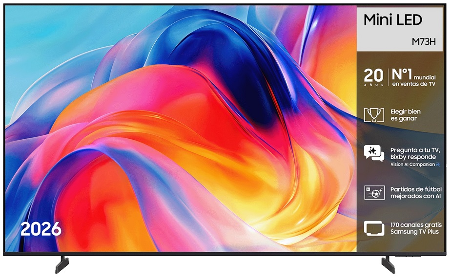 Smart TV Mini LED 65 M73H (2026) 4K Ultra HD Vision AI (Preto) - SAMSUNG