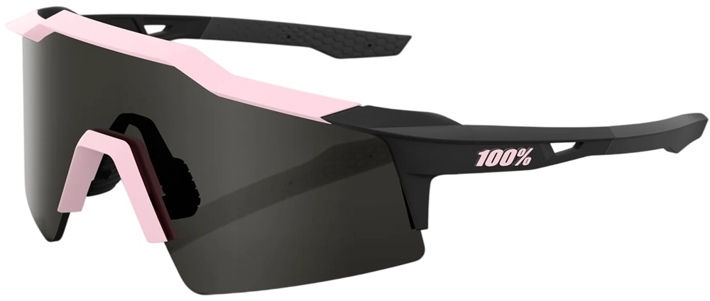 Óculos de Sol Speedcraft SL Smoke Lens Soft Tact Desert Pink (Preto/Rosa) - 100%