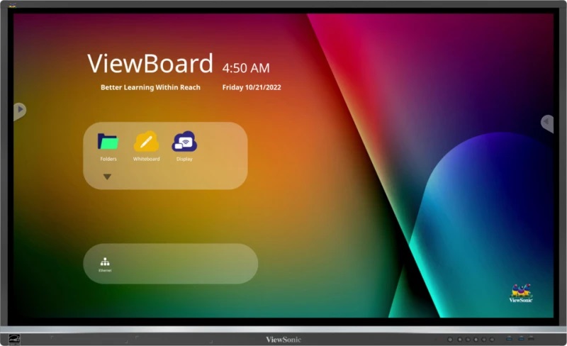 Quadro Interativo ViewBoard 55 IFP5550 - 5 4K Ultra HD (Preto) - VIEWSONIC