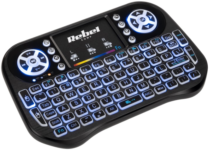 Teclado s/ Fios com Touchpad - QUER