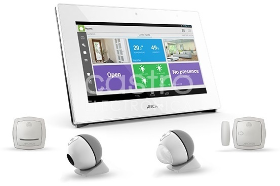 Smart Home (Tablet 7/ 2x Detec. Temp. e Hum. / 2x Detec. Movim. / 2x Camaras - ARCHOS