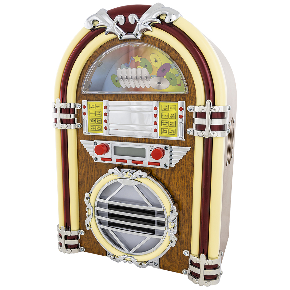 Jukebox 2x 2W AM/FM c/ Leitor CD - basicXL