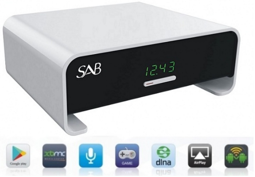 Receptor Sat?lite Full HD Ethernet (SMART BOX ANDROID) Branco - SAB