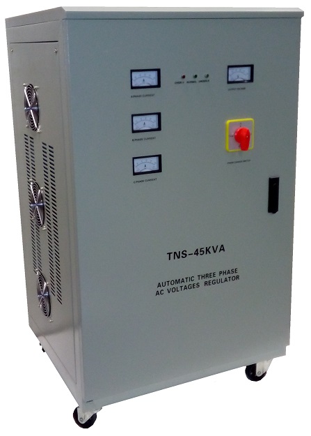 Estabilizador Automático de Tensão Trifásico 3x280 430V 3x400V 45KVA