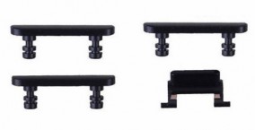 Kit Botões Volume, On/Off, Silencio Iphone 7 Preto