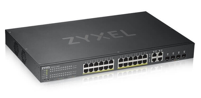 Switch GS1920 - 24HPV2 Gerido 1000 Mbit/s (Poe) Preto - ZYXEL
