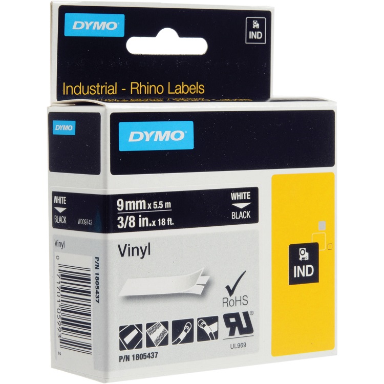 Etiquetadora Branco Sobre Preto (55 mts/09cm) - DYMO
