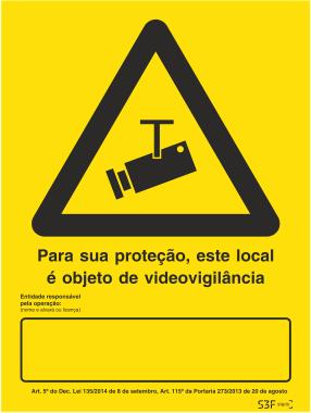 Sinal de Condomínio - Fotoluminescente 2F. (45º com a Parede) 300x400mm
