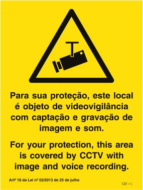 Sinal de Condomínio - Fotoluminescente 2F. (Aplicação por Suspensão) 300x400mm