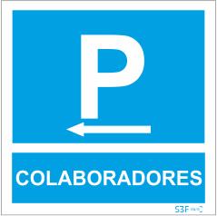 Sinais de Parque de Estacionamento - Fotoluminescente 1F. 300x300mm