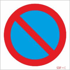 Sinais de Parque de Estacionamento - Fotoluminescente 1F. 600x600mm