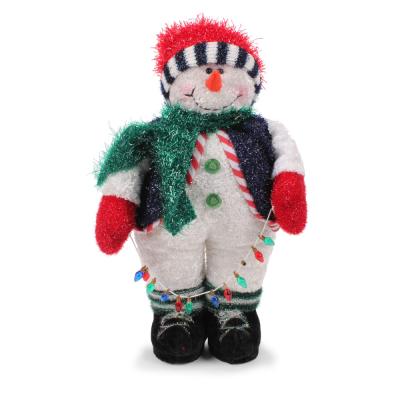 Decorative Snowman with Lights