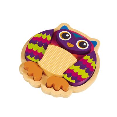 Oops Wooden Puzzle 9 pcs Owl