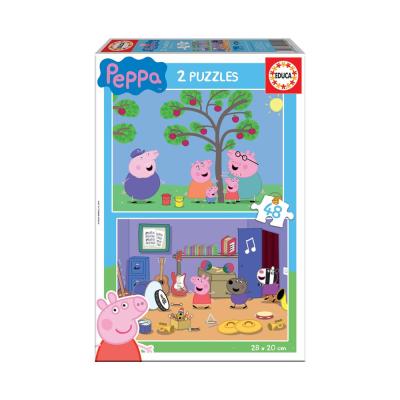 2x 48 Puzzle Peppa Pig
