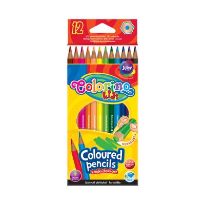 Hexagonal Coloured Pencils 12 Colours
