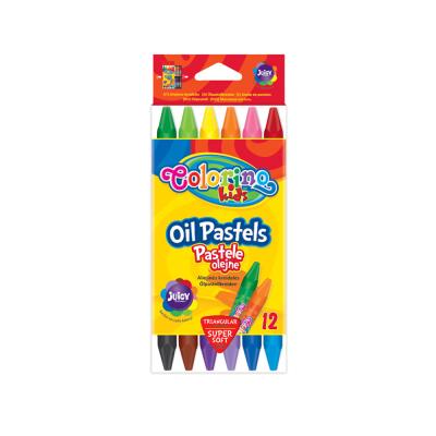 Triangular Oil Pastels 12 Colours