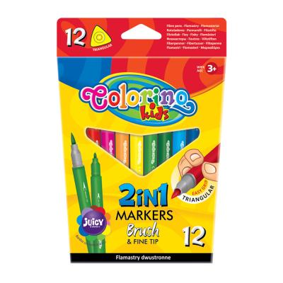 Double Tip Markers 12 Colours