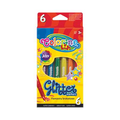 Glitter Markers 6 Colours