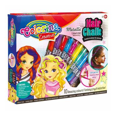Hair Chalk Set 10 Colours Mix