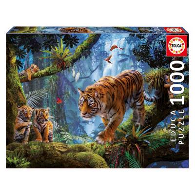 Puzzle 1000 Tigers on the Tree