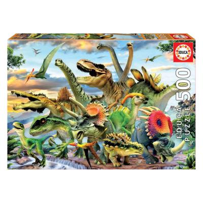 Puzzle 500 Dinosaurs