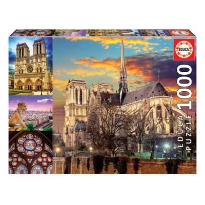 Puzzle 1000 Notre Dame Collage