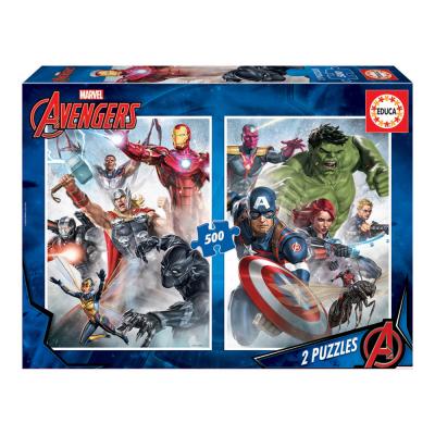 Puzzle 2X500 Avengers