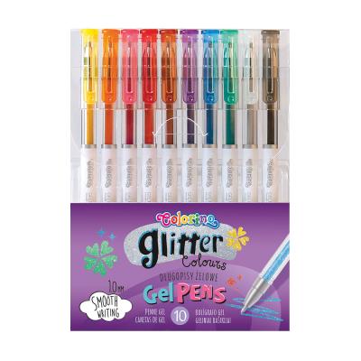 Glitter Gel Pens 10 Colours