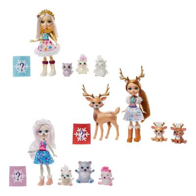 Enchantimals Doll with Assorted Mascot Family
