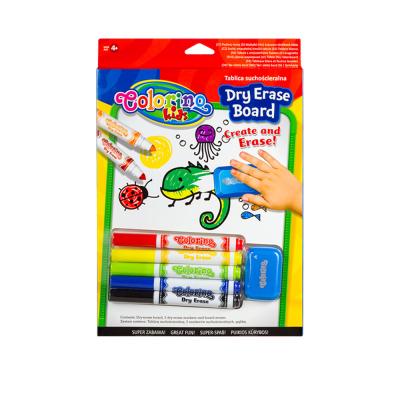 Dry Erase Board with Markers and Eraser