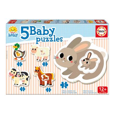 5 Baby Puzzles The Farm