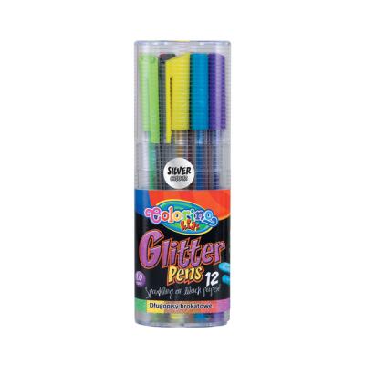 Triangular Glitter Gel Pens 12 Colours