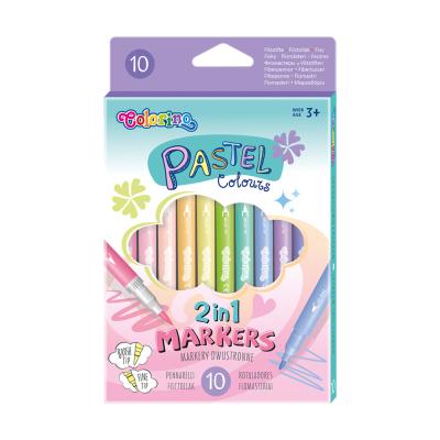 Double Sided Pastel Markers 10 Colours