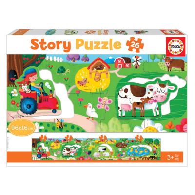Story Puzzles 26 Pcs The Farm