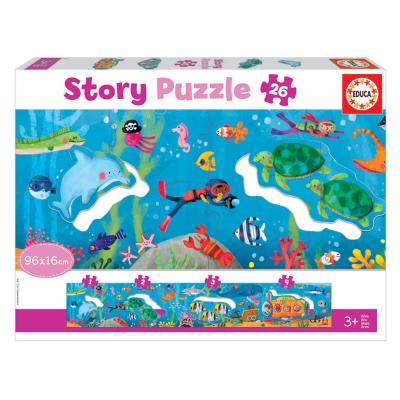 Story Puzzles 26 Pcs Underwater World