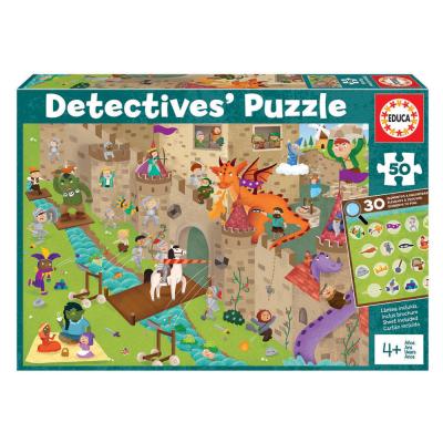 Detetive Puzzles 50 Peças Castelo