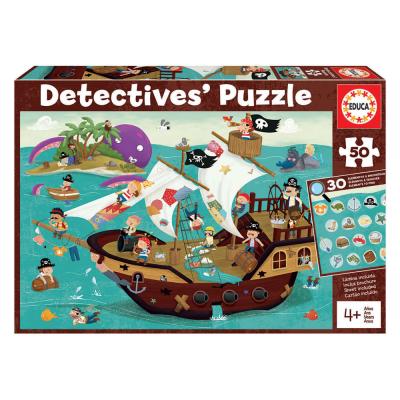 Detective Puzzles 50 Pcs Pirates´s Boat