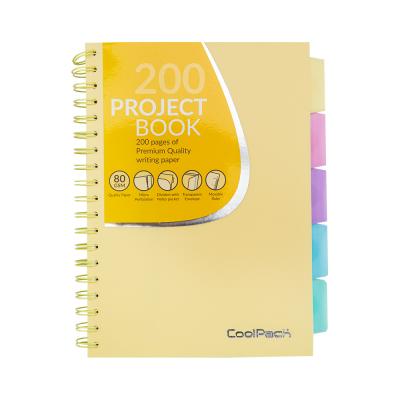 Spiral Note Book B5 Pastel Yellow