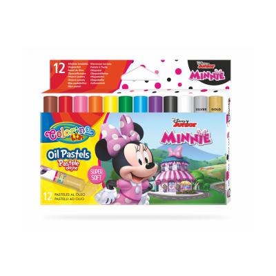 Set 12 Colours Oil Pastel Colorino Disney Minnie