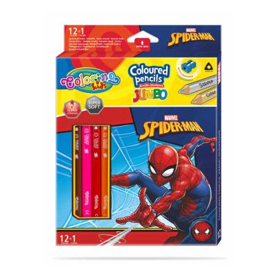 Caixa 12 Lápis + 1 Colorino Disney Spiderman