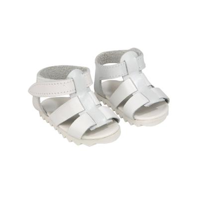 Reborns Set Sandálias Branco Bonecos 45 cm