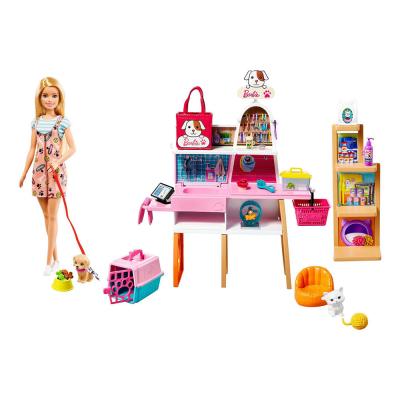 Barbie with pet shop