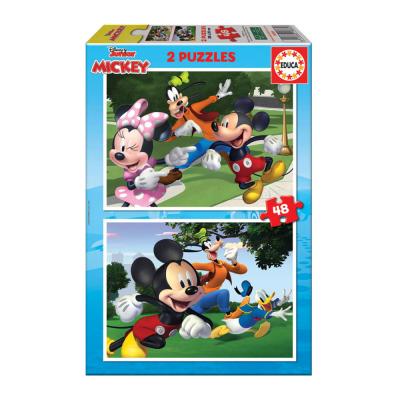 2x Puzzle 48 Mickey & Friends