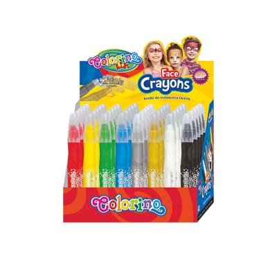 Face Crayons 8 Colours Display 40 Pcs