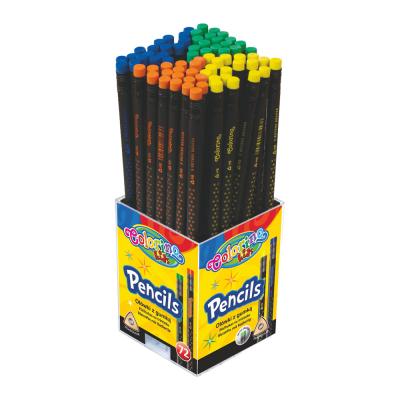 Star Pencils with Eraser 72 Pcs