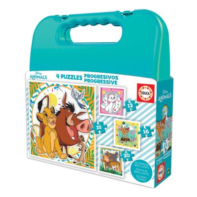 Educa Suitcase Progressive Disney Animals